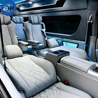 Dingkong - Plafonnier personnalisé en aluminium et cuir, rideaux électriques, sièges de voiture luxueux et kit carrosserie pour l'intérieur du Hiace