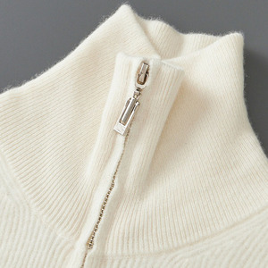 Suéter Cárdigan Personalizado de Lana/Cachemira, Chaqueta de Invierno con Cierre Grueso, Holgado y Casual - Product Image 4