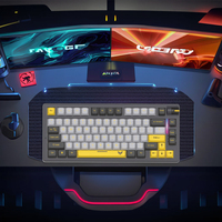 Clavier de jeu mécanique sans fil CMGK-2509W à 83 touches, trois modes, éclairage RVB, type C, avec 75 % de touches mécaniques