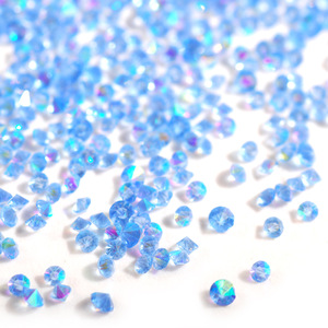 <span class=keywords><strong>Micro</strong></span>-strass en verre à double pointe couleur <span class=keywords><strong>AB</strong></span> de 1,2 mm pour accessoires de perçage à ongles DIY - Product Image 3