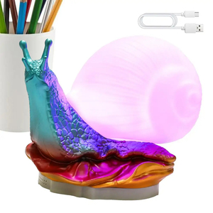 Lampe de table décorative RGB, lampe de bureau tactile USB, lumière ambiante pour enfants, lumière LED mignonne, cadeaux d'anniversaire et de Noël - Product Image 1