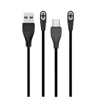Câble de charge rapide magnétique de type C vers Shokz N52, câbles de charge mis à jour pour les écouteurs OpenRun AS800 AS803 AS810