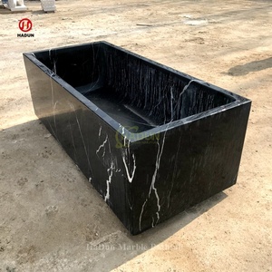 Customized Hot Tub Factory Oval Natural Stone <strong>Bathtub</strong> Freestanding 2 People Large Beige Marble <strong>Bathtub</strong> - Product Image 6