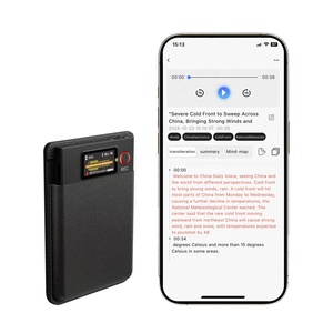 Enregistreur vocal numérique IA optimisé par Chat GPT pour la transcription vocale sur téléphone mobile - Product Image 1
