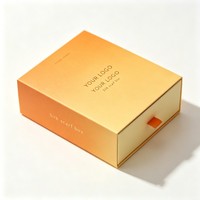 Boîte à tiroir en carton rigide de luxe avec impression de logo personnalisé pour foulards, bijoux, sous-vêtements, chaussettes, foulards en soie, emballage coulissant