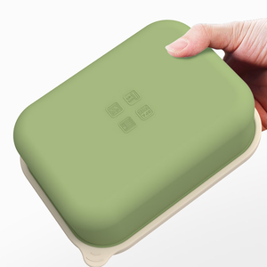 Nouveauté, vente en gros, boîtes à lunch réutilisables à 4 compartiments, boîtes à lunch divisées pour les voyages, contenants alimentaires, boîtes à lunch en silicone pour enfants, boîtes à lunch bento pour adultes - Product Image 4
