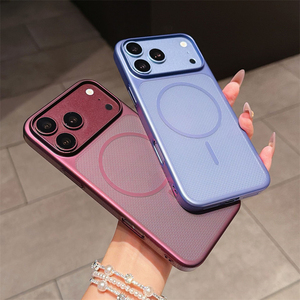 Ultra <b>Thin</b> PC Matte Magnetic Mobile Phone Cases for iPhone 18 15 16 17 Pro Max Wireless Charging Protective Hard Cover - Product Image 5