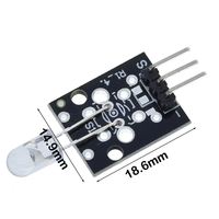 Modul Sensor Emisi Inframerah 3pin KY-005 untuk Kit Pemula DIY KY005
