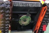 Nouvelle conception de tondeuse à gazon électrique télécommandée à 4 roues motrices avec pneus en caoutchouc pour usage en jardin au Canada, en Espagne, en Allemagne, en Italie