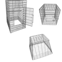 Cage de poulet carrée enduite de PVC Offre Spéciale pour coqs de coqs armure toile maille de maillon de chaîne coupe personnalisée pliage de soudage
