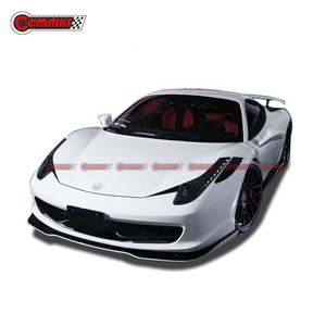 Kit Carrosserie de Haute Qualité en Fibre de Carbone Style Auto Ve pour Ferrari 458 : Lame Avant, Lame Arrière et Jupes Latérales - Product Image 2