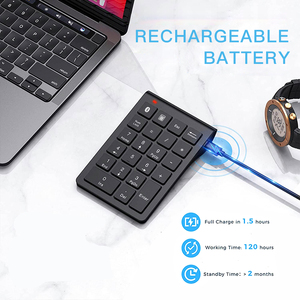 <strong>Universal</strong> for <strong>Bluetooth</strong> Number Pad for Laptop &amp; Desktop 1.5 Hour Quick Charge Keypads &amp; <strong>Keyboards</strong> - Product Image 4