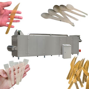 Assurance qualité couverts <span class=keywords><strong>assiette</strong></span> fourchettes couteaux cuillères faisant la machine ligne de production de couverts comestibles - Product Image 1