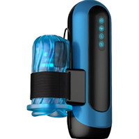 Masturbateur automatique masculin avec 6 niveaux de stretching, 5 vitesses variables et 10 modes de vibration, Pocket Pussy mains libres pour homme