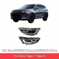 Ensemble de phares LED OEM 605000234AA 605000235AA pour Chery Tiggo 7 Tiggo 8, phare avant LED, système d'éclairage automobile, ajustement parfait