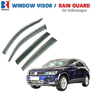 Visera para Ventana de Auto para Volkswagen Tiguan 2017 - Deflector de Viento, Lluvia y Sol de Primera Calidad Moldeado por Inyección - Product Image 1