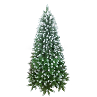 Arbre de noël de luxe en pvc artificiel, arbre de noël décoratif
