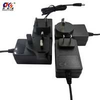 Livraison rapide 27V 0.6A 16.2W EU US UK AR prise alimentation 16W chargeur adaptateur secteur universel avec protection contre les courts-circuits