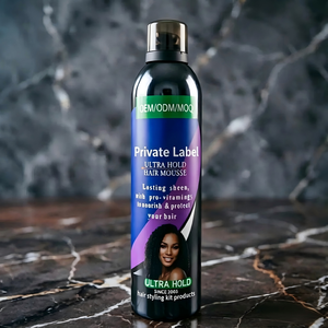 Producto Profesional Orgánico para Peinar el Cabello Estilo Barbería OEM/ODM con Fijación Media, Efecto Voluminoso, Suave y Control de Rizos Ligeros, <span class=keywords><strong>Mousse</strong></span> Superior, MOQ - Product Image 1