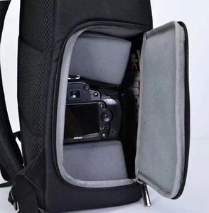 Sac à dos de base pour appareil photo reflex numérique avec compartiment pour ordinateur portable, personnalisable avec logo, résistant aux rayures sur les épaules - Product Image 6
