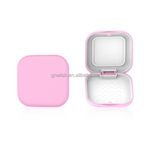 Lưu giữ trường hợp hàm răng giả lưu trữ container mỏng miệng bảo vệ hộp vuông Silicone Pad từ đóng cửa biểu tượng tùy chỉnh - Product Image 1
