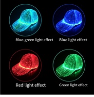Vente chaude nouveau ED lumineux Rechargeable Baseball bec de canard casquette danse Bar fête nuit décoration
