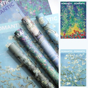Youye Ölpapier Romantische Atmosphäre Blumenladen Frischblumen-Einwickelpapier Blumenstrauß Kraftpapier Floristik DIY-Materialien - Product Image 1
