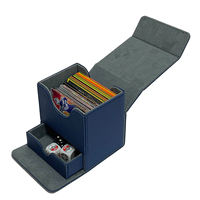 Offre Spéciale 80 + boîtes de pont de cartes avec boîtier de cartes à collectionner horizontal à verrouillage magnétique boîte de pont personnalisée pour Magic/Yugioh/TCG