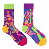 Kaos Kaki Pria Wanita Berkualitas Tinggi, Trendi Musim Semi Gugur, Motif Baru, Bahan Katun Bernapas, Model Crew, Tidak Seragam