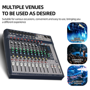 Bekboes firma 12 Console musicale professionale 10/12/16/22 canale Mixer Audio per Performance di concerti sul palco - Product Image 5