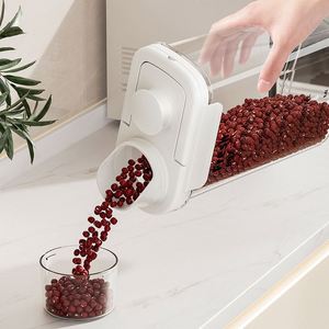 Transparent <b>Plastic</b> Food Grade <b>Storage</b> Jar with Lid Household Fresh-Keeping Grain <b>Storage</b> <b>Box</b> - Product Image 4