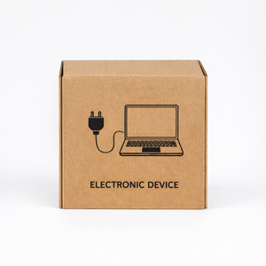 Boîte d'expédition pour chargeurs 3C, emballage e-commerce en carton ondulé B/E, option pliable, personnalisable OEM - Product Image 6
