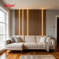 Ruban LED néon blanc chaud contrôlé par application intelligente, tube en silicone flexible DC24V pour la décoration murale en bois du salon