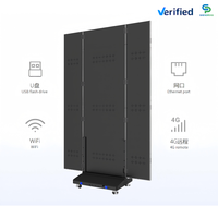 Светодиодный экран-постер P1.86 P2 P2.5 Tri-Fold Foldable GOB для выставок, розничной торговли и рекламы