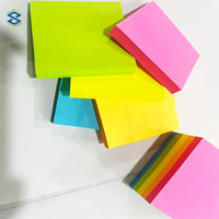 Blocs-notes autocollants carrés multi-usages à prix avantageux, écriture fluide, 5 couleurs vives pour étudiants, bureau, usage domestique