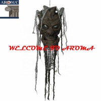 Halloween Animatronics accessoires suspendus visage d'arbre parlant effrayant pour les décorations murales de fête pour les fêtes de maison hantée