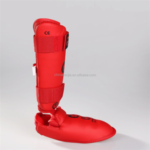 Pelindung Betis Karate Berkualitas Tinggi, Nyaman, dan Tahan Lama dengan Logo Kustom Wkf OEM - Product Image 3