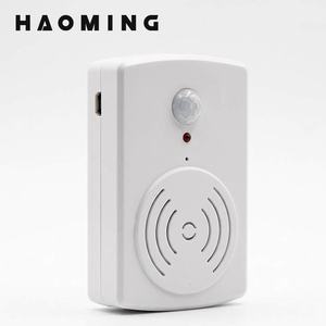 Détecteur de mouvement intérieur HAOMING, alarme à brancher, détecteur PIR, sirène de sécurité, alerte pour la porte d'entrée, avertissement anti-intrusion - Product Image 2