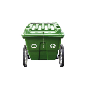 <span class=keywords><strong>Chariot</strong></span> de nettoyage extérieur écologique 400L avec roues à frein et bouchon de vidange - Product Image 1