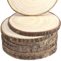 Copeaux de bois antiques de 3 à 12 pouces, élément décoratif naturel de taille moyenne, artisanat du bois central, boîtes en bois, signes muraux, peuplier paulownia