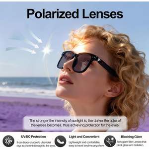 Lentes Inteligentes MNVOEQ para Traducción en Tiempo Real, Control por Voz, Forma Ovalada, Batería de Iones de Litio, Altavoz, para Hombres y Mujeres - Product Image 5