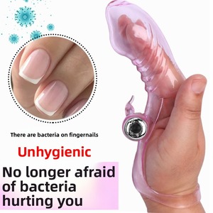 Vibrador de Dedo TTFOREST, Masajeador de Punto G y Clítoris, TPE, Batería Integrada, Masturbador, Estimulador Vaginal - Product Image 3