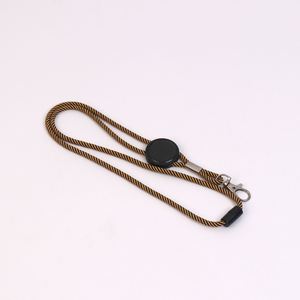 Cordón Redondo Trenzado de Poliéster Más Vendido, Correa Ajustable para Teléfono/Identificación con Logotipo Personalizado y Cierre Metálico - Product Image 3