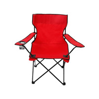 Chaise pliante portable en gros pour le camping, les pique-niques, la pêche, la plage, avec poignée en tissu pour le dessin décontracté, mobilier d'extérieur