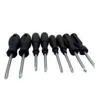 Vente en gros directe d'usine Ménage Mini Tournevis magnétique puissant à tête unique Phillips Manche en plastique Petit tournevis à grenade