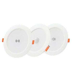 Hiện đại sang trọng PIR <span class=keywords><strong>Led</strong></span> Downlight Radar âm thanh điều khiển ánh sáng thông minh hành lang IP44 nhôm đèn cơ thể chuyển động phòng khách SAA - Product Image 6