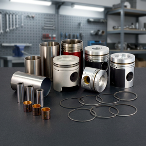 Nouvel anneau de piston en alliage d'aluminium de marque LU pour Peugeot 405 (6 cylindres) - Pièce de rénovation/amélioration - Product Image 2