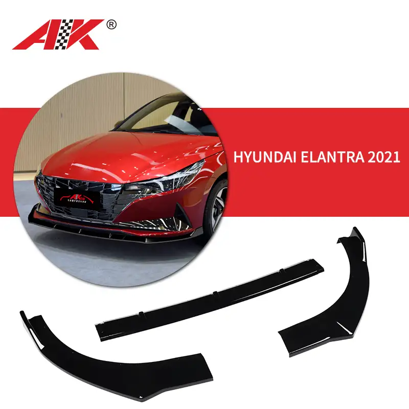 ชุดตัวถังแผ่นกันชนหน้าสปอยเลอร์แบบดีเฟล็คเตอร์สำหรับรถยนต์ Hyundai Elantra 2020 2021