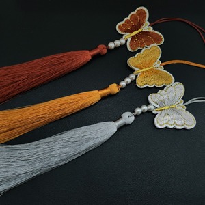 Korean Traditional Norigae Handcrafted Embroidered Silk Tassel Pearl Ornament Unique <b>Bag</b> <b>Charm</b> Keychain Mobile Phone <b>Charm</b> - Product Image 5