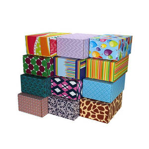 All'ingrosso scatola di spedizione in cartone ondulato personalizzato di alta qualità nero e rosa Set cosmetico postale per cosmetici - Product Image 6